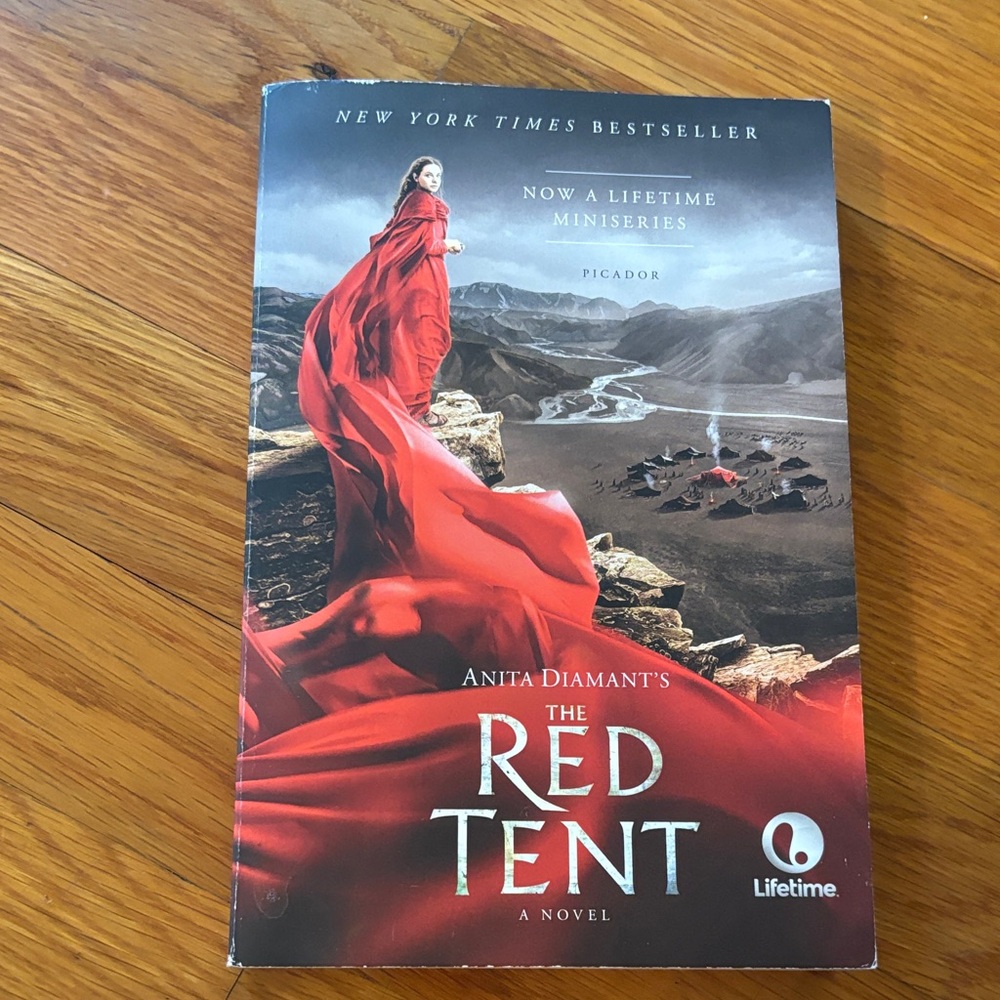 Anita Diamant's The Red Tent - Striking Red Cover